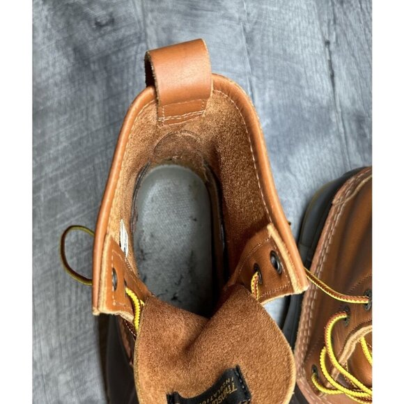 Cabela's‎ Duck Snow Boots Womens 6 Brown Leather Thinsulate Steel Shank Hunting - Picture 9 of 11